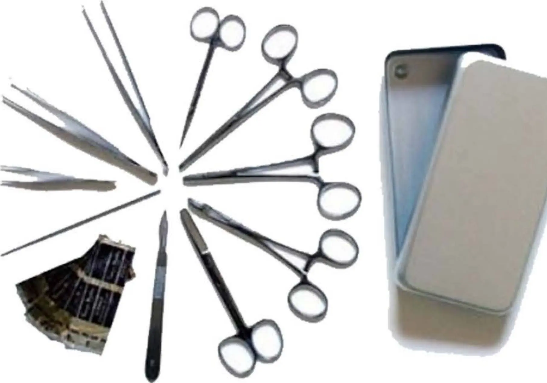 Instruments chirurgicaux et accessoires — illustration d'équipement chirurgical